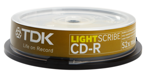 CD- och DVD-skivor Lightscribe