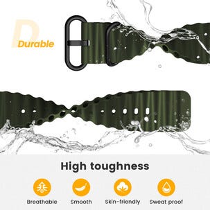 Silikonreim til Garmin aktivitetsklokke 26 mm, Quick release