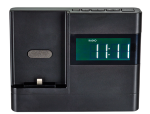 Klockradio med dockningsstation för iPhone/iPod