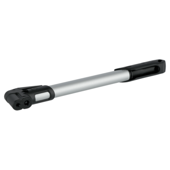 Cykelpump Mini dubbla munstycken aluminium 8 bar
