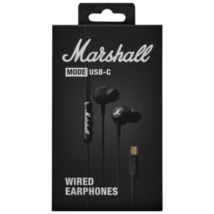 Marshall Mode USB-C in-ear-ørepropper med ledning, svart