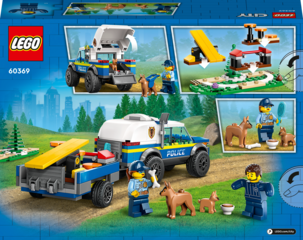 LEGO City Polisens mobila hundträning 60369, från 5 år