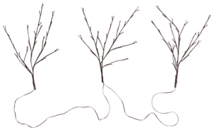 LED-pyntekvister til potte eller blomsterbed