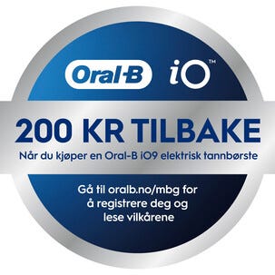 Oral-B iO9 elektrisk tannbørste, 7 børstemodi