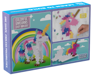 Plus-Plus Learn to build Enhörningar 275 bitar, från 5 år