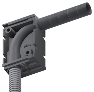 ElektroSkutt blokkformet rørbend 90 grader, 16 mm