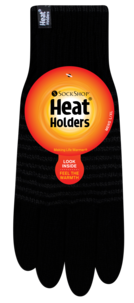 Heat Holders fingervante, herre, svart