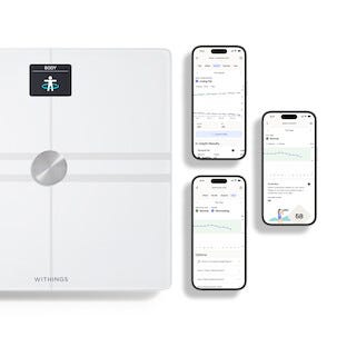 Withings Body Comp badrumsvåg med kroppsanalys, WiFi