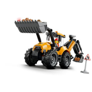LEGO City Keltainen traktorikaivuria 60480, 7+