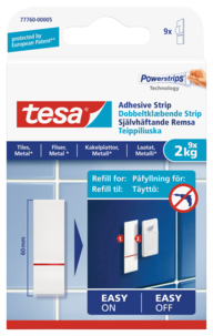 Självhäftande remsor Tesa