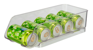 Juomatölkkien säilytysteline jääkaappiin, Coline.