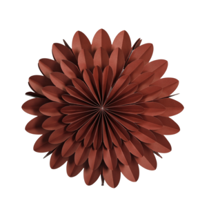 Northlight adventsstjerne i papp, blomster, 46 cm