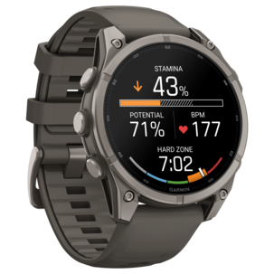 Garmin fēnix 9 äventyrsklocka, stengrå titan