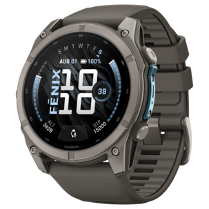 Garmin fēnix 9 äventyrsklocka, stengrå titan