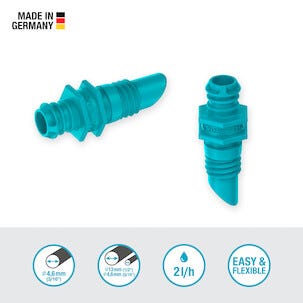 Gardena Päätytippusuutin Micro-Drip-järjestelmään 2 l/h, 25 kpl