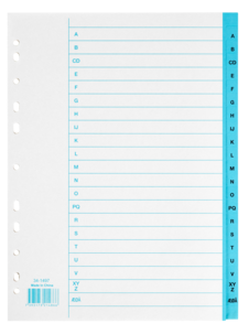 Bokstavregister A4