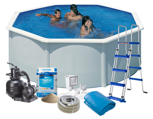 Stålramspool komplett Ø 3,5 m Swim & Fun