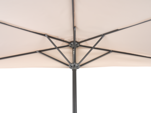 Puolikas aurinkovarjo parvekkeelle tai seinälle, luonnonvärinen