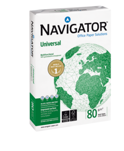 Navigator Universal skrivepapir, uten hull, 80 g/m²
