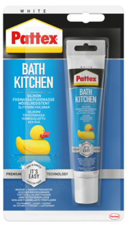 Pattex silikon innendørs, hvit