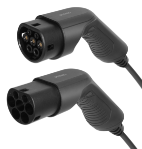 Deltaco Sähköauton latauskaapeli Type 2 - Type 2, 1-vaihe, 7 metriä