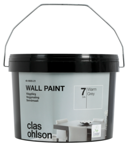 Veggmaling silkematt glans 7, spann på 3 liter