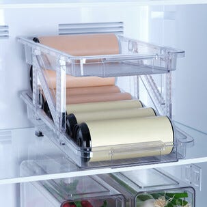 Tölkkiteline jääkaappiin, 2 kerrosta, säädettävä leveys