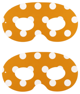 Partymaske, prikkete, 10-pakning