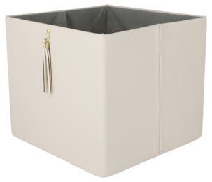 Förvaringslåda kvadrat, konstläder