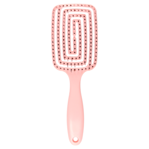 Hårbørste bred, buet paddelbørste, 7,5 x 23 cm