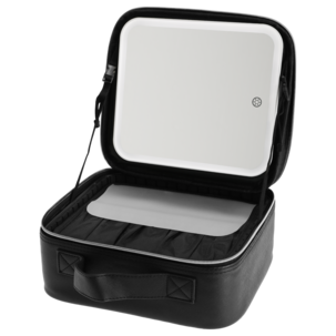 Meikkilaukku, LED-peili ja siirrettävä lokero