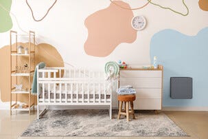 Airthings Renew smart luftrenare för sovrum, 49 m2