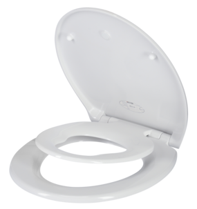 Softclose toalettsete med ekstra ring for barn