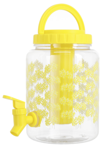 Drikkebeholder med tappekran og kjøleelement, 2,5 liter