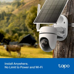 TP-Link Tapo C615G KIT overvåkningskamera solcelle, wifi/4G