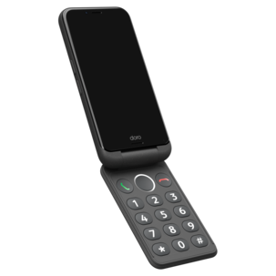 Doro Aurora A21 mobiltelefon for eldre, store taster