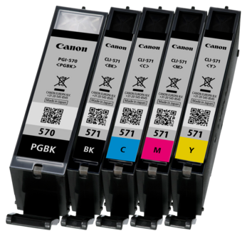 Canon PGI-570 CLI-571 bläckpatroner, multipack, PGBK, BK, C, M, Y