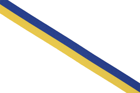 Presentband Sverigeband gul och blå, tyg