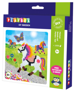 Playbox perlesett med 2000 strykeperler