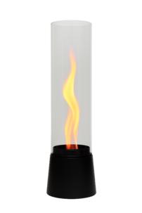 Skandi FlameTwister bordkamin bioetanol ute og inne