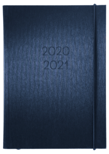 Veckokalender A5 2020-2021, blå