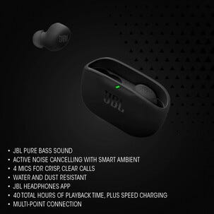 JBL Wave Buds 2 trådlösa in ear-hörlurar med mikrofon