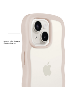 Holdit Wavy Case iPhone 17e, 16e, 15, 14, 13 mobilskal