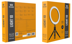 Streamplify Light 10 Rengasvalo puhelimelle, jalusta, LED