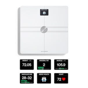 Withings Body Comp badrumsvåg med kroppsanalys, WiFi