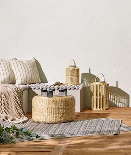 Sittpuff natur Ø 50 cm