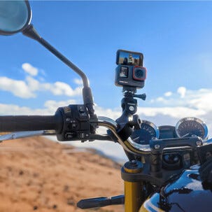 Insta360 Heavy Duty Clamp feste til MC-styre