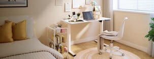 Hev- og senkbart skrivebord med minnefunksjon 120x60 cm