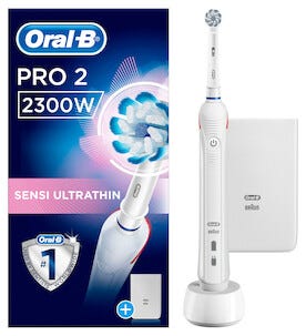 Oral-B PRO 2, 2300W Sensitive Clean elektrisk tannbørste