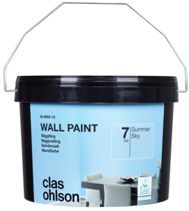 Väggfärg sidenmatt glans 7, volym 3 liter